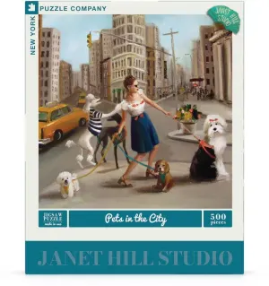 Pets in the City People By New York Puzzle Co