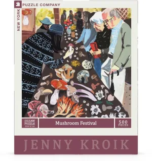 Mushroom Festival People By New York Puzzle Co