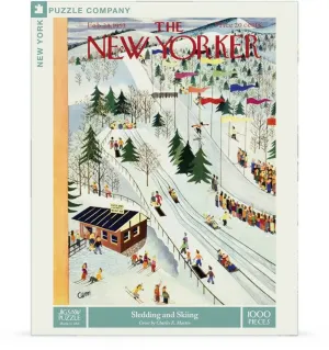 Sledding and Skiing Magazines and Newspapers By New York Puzzle Co