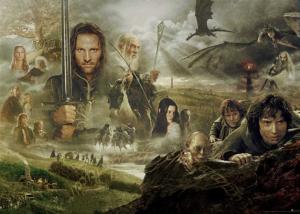 Lord of the Rings- Saga Movies & TV Jigsaw Puzzle By Aquarius