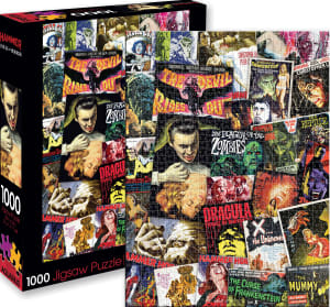 Hammer - Horror Classic Collage Movies & TV By Aquarius