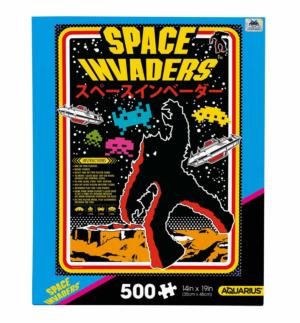 Space Invaders  Video Game Jigsaw Puzzle By Aquarius