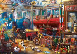 Train Station Train By Educa