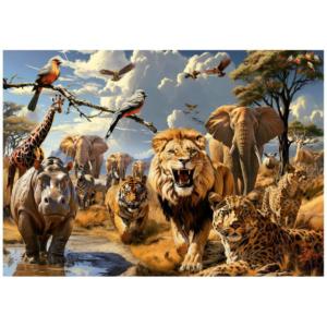 Wild Animals Jungle Animals Jigsaw Puzzle By Educa