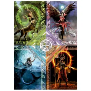 Elemental Magical Star Chart Collage By Educa