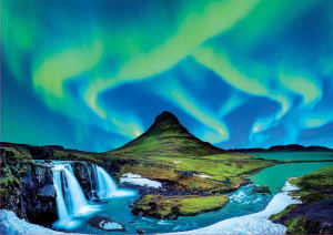 Aurora Borealis, Iceland Nature By Educa