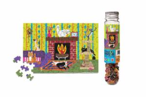 Cat House Cats Miniature Puzzle By Micro Puzzles