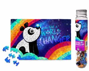 Puzzle Pandas - World Changer Quotes & Inspirational Miniature Puzzle By Micro Puzzles