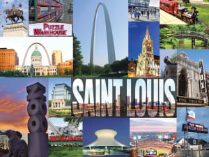 St. Louis Now Collage St. Louis By Micro Puzzles