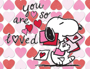Peanuts - You Are So Loved Children's Cartoon By RoseArt