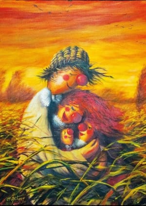 Scarecrow Family Fall By Magnolia
