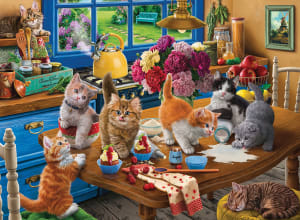 Kittens in the Kitchen Around the House By Anatolian
