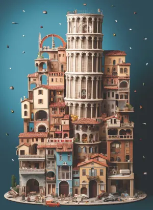 Pisa Italy By Anatolian