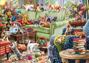 Kittens in the Living Room Around the House By Anatolian