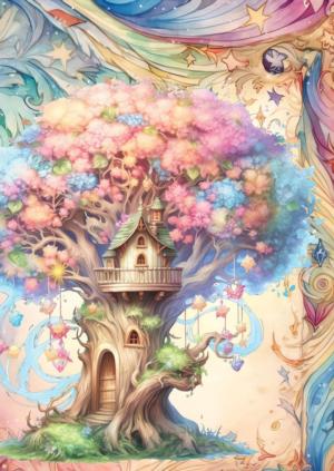 Fairy Tree Fairy Jigsaw Puzzle By Yazz