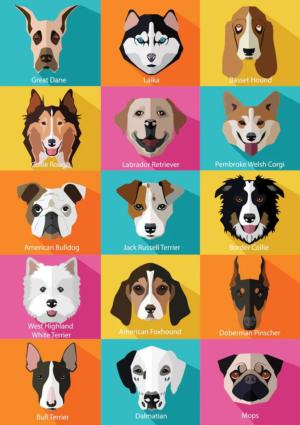 The Dogs Collage Jigsaw Puzzle By Yazz