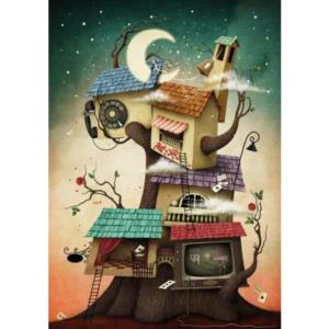 House on the Tree Flower & Garden Jigsaw Puzzle By Magnolia