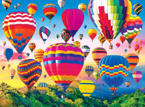 Catching The Morning Air Hot Air Balloon By Kodak
