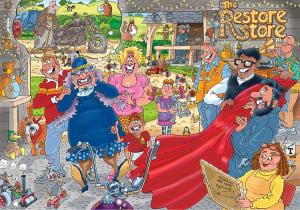 Wasgij Original 41: The Restore Store! Cartoon By Jumbo