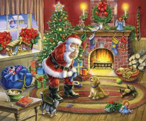 No Barking Christmas Jigsaw Puzzle By Vermont Christmas Company