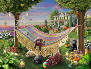 Puppies & Butterflies Beach & Ocean By Vermont Christmas Company