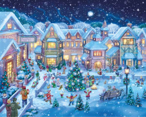 Holiday Village Square Christmas By Vermont Christmas Company