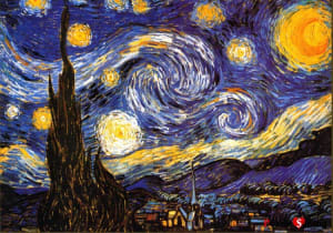 Vincent van Gogh The Starry Night  1000％ Vincent van Gogh: The Starry Night 1000-Piece Jigsaw Puzzle