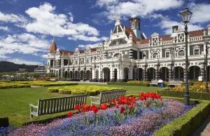 Dunedin Railway Station Landscape By Puzzlelife