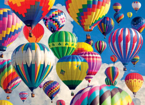 Hot Air Balloons Above The Clouds Hot Air Balloon By Kodak