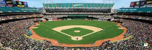 Oakland Athletics MLB Stadium Panoramics Center View Photography Panoramic Puzzle By MasterPieces