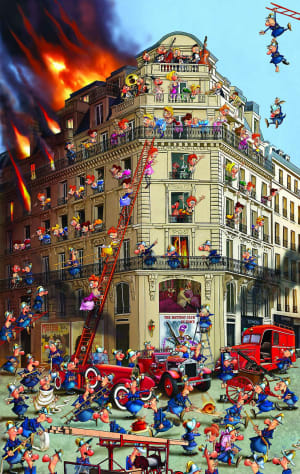 Fire Brigade Police & Fire By Piatnik