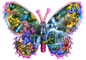 Butterfly Waterfall Waterfall By SunsOut