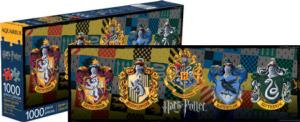 Harry Potter - Crests Slim Puzzle Harry Potter Jigsaw Puzzle By Aquarius