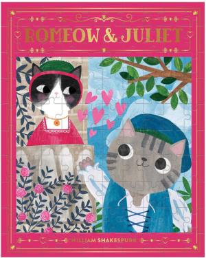 Romeow & Juliet Books & Reading Jigsaw Puzzle By Mudpuppy