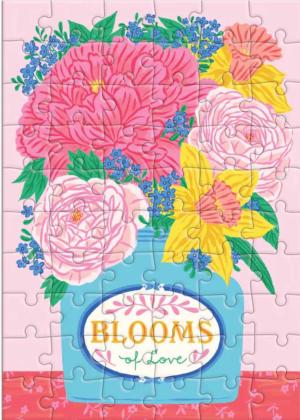  Blooms of Love - Greeting Card Puzzle Flower & Garden Jigsaw Puzzle By Galison