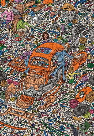 The Exploded Beetle Cartoon By Pomegranate