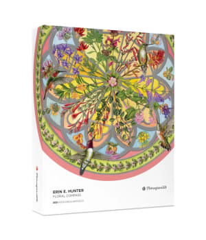 Erin E. Hunter: Floral Compass Flower & Garden By Pomegranate