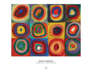 Wassily Kandinsky: Squares with Concentric Circles Contemporary & Modern Art By Pomegranate