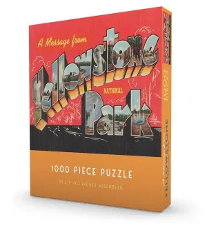 A Message from Yellowstone Puzzle National Parks By Gibbs Smith