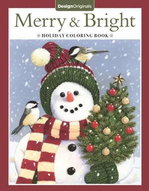 Merry & Bright Holiday Coloring Book - Adult Coloring By Gift Solutions
