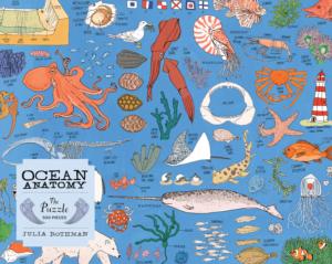 Ocean Anatomy Sea Life Jigsaw Puzzle By Workman Publishing