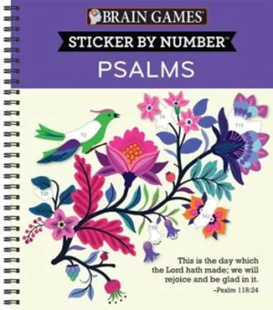 Brain Games - Sticker By Number Psalms Easter By Gift Solutions
