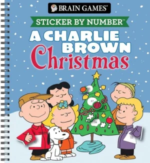 Brain Games - Sticker by Number: A Charlie Brown Christmas By Gift Solutions
