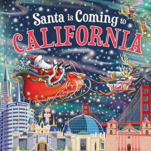 Santa Is Coming To California - Book for ages 3 - 7 By Gift Solutions