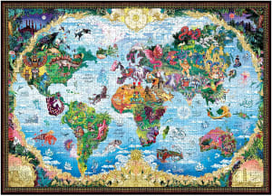 The Mythical World Maps & Geography By Laurence King