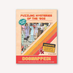 Puzzling Mysteries 80s Dognapped 500 By Chronicle Books