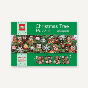 LEGO Christmas Tree Puzzle Game & Toy By Chronicle Books