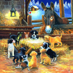 Barnyard Nativity Christmas By SunsOut