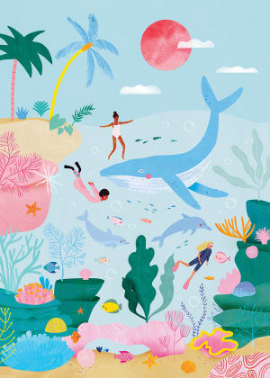 Laura Lhuilier, Water Ballet People Of Color By Holiyay