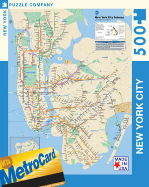 NYC Subway New York By New York Puzzle Co
